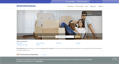 Desktop Screenshot of mundomudanzas.cl