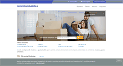 Desktop Screenshot of mundomudanzas.com